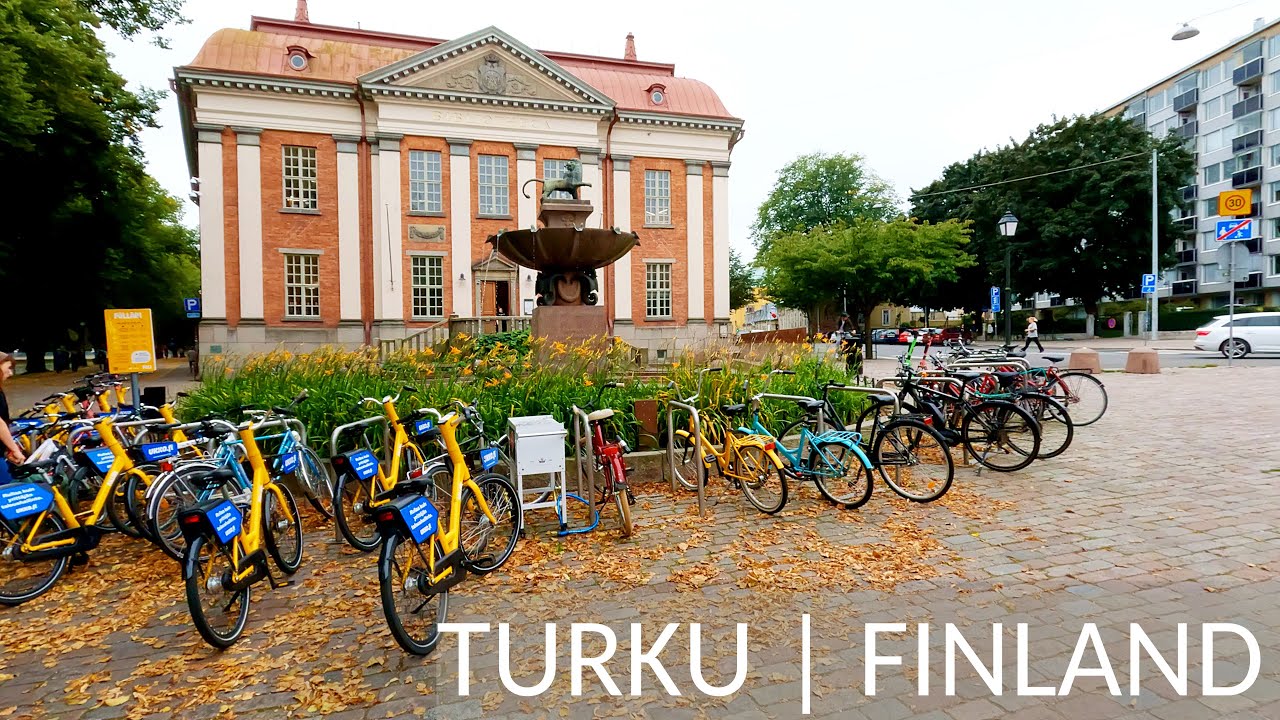 Walking in Turku, Finland - Early Autumn 2025 [4K]