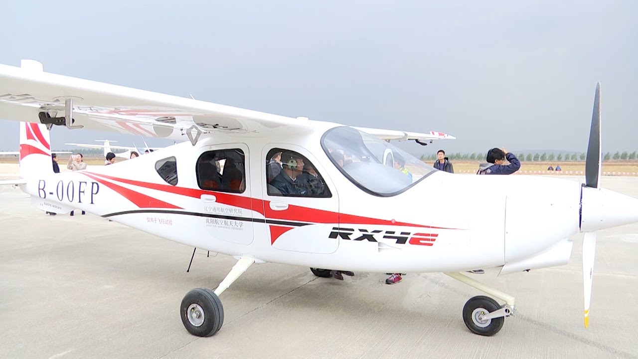RX4E electric airplane maiden flight