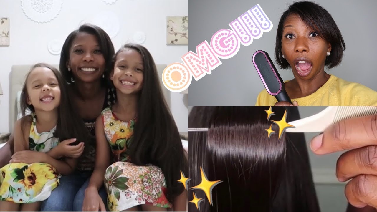 TYMO RING STRAIGHTENER!!! | Mother Daughter Hair Straightening Routine | Super Fast Straightening!!!