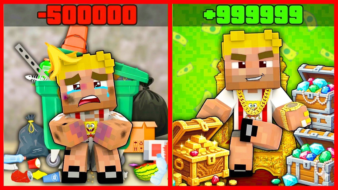 FAKİRLİTEN ZENGİNLİĞE EFEKANIN HAYATI! 😂 - Minecraft Parodileri