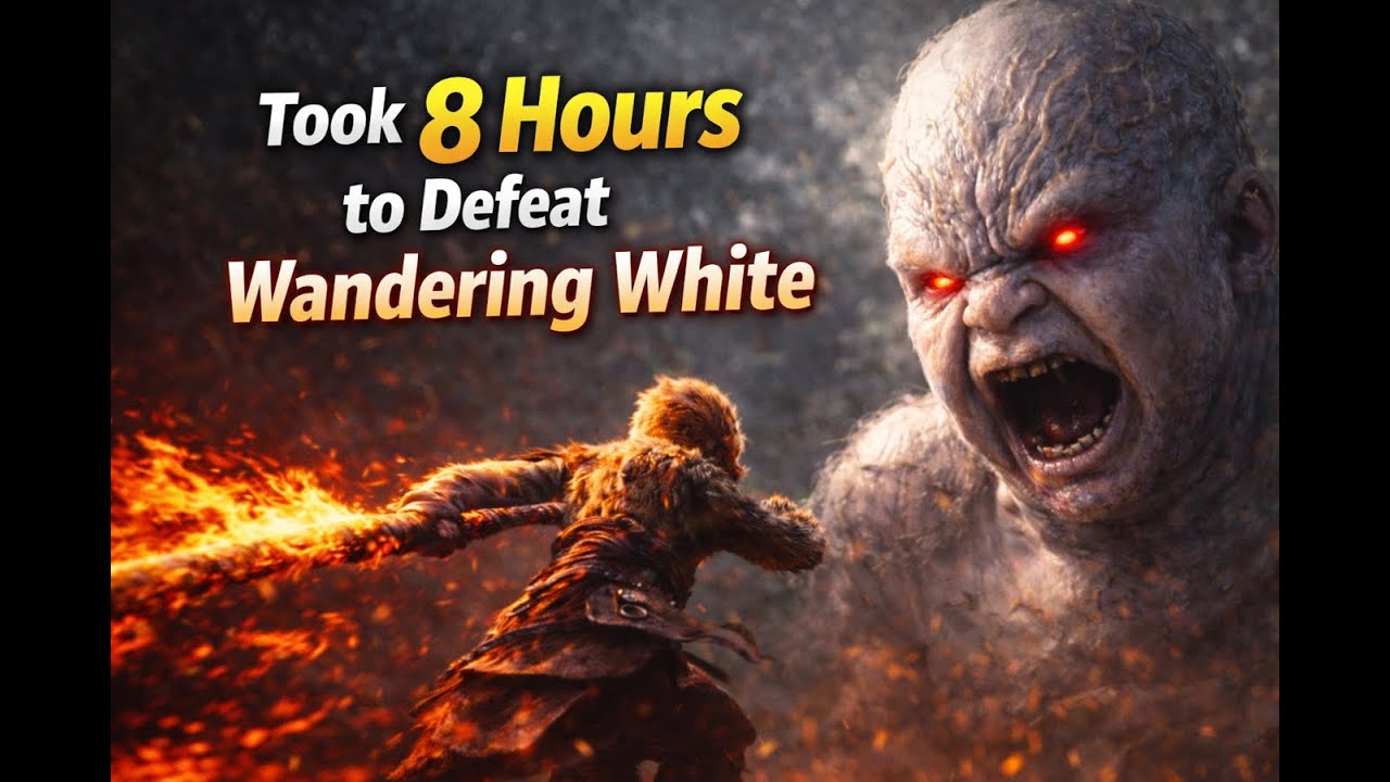 Defeated Wandering White in Black Myth: Wukong