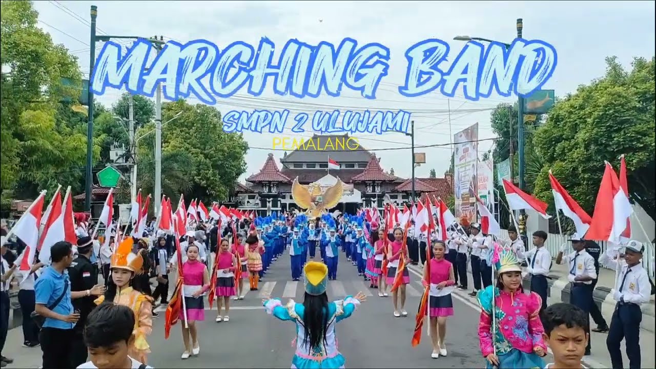 Marchingband SMP N 2 Ulujami 2022 Kirab Harmoni Nusantara Kab.Pemalang