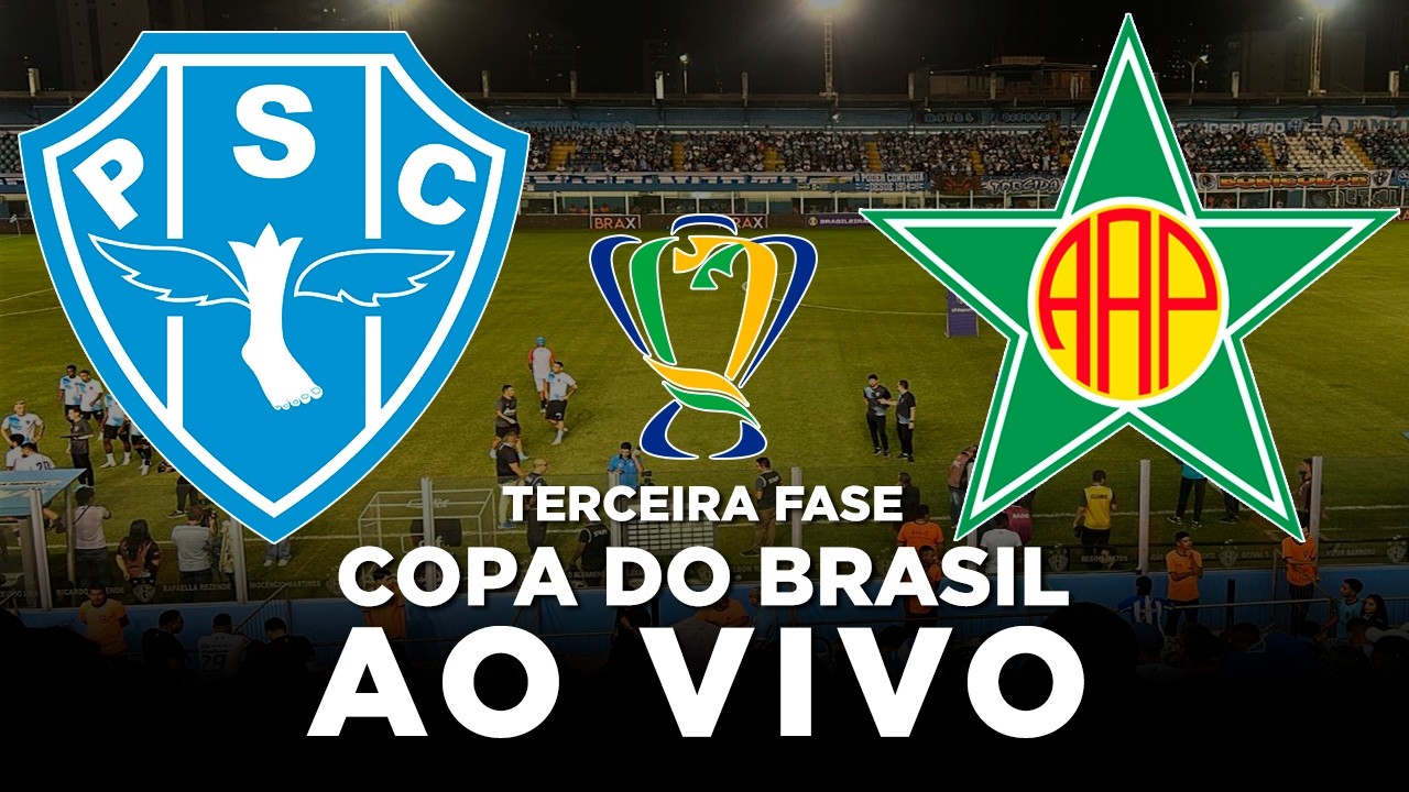 PAYSANDU x PORTUGUESA AO VIVO Copa do Brasil 2026 Terceira fase | Narração