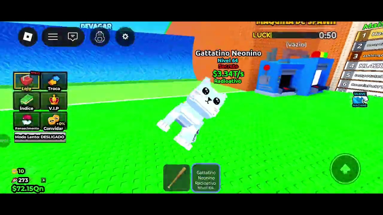 O cara tem roblox 