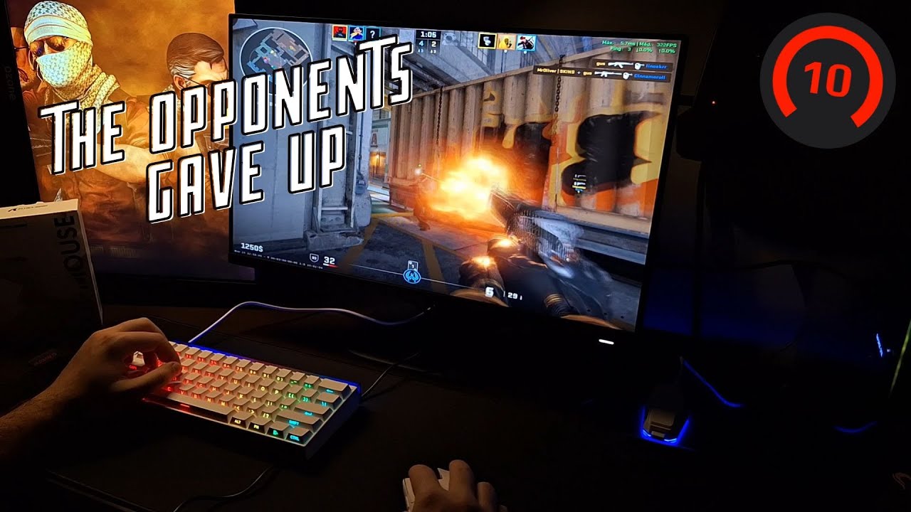 CS2 FACEIT LEVEL 10 TRIES LOW ELO Matchmaking | 320hz + Attack shark x11 + Magnetic Shine60