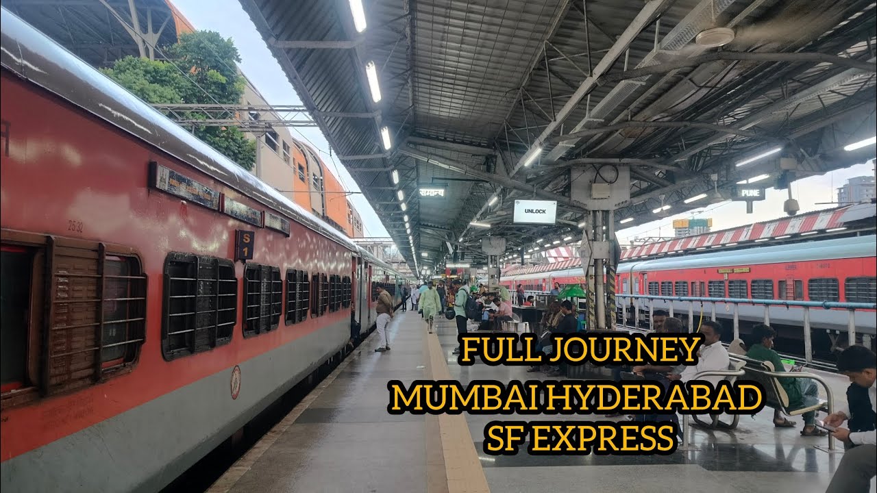 SHORTENED JOURNEY EDITION|22732 MUMBAI CSMT HYDERABAD SUPERFAST EXPRESS VIA PUNE SOLAPUR WADI|