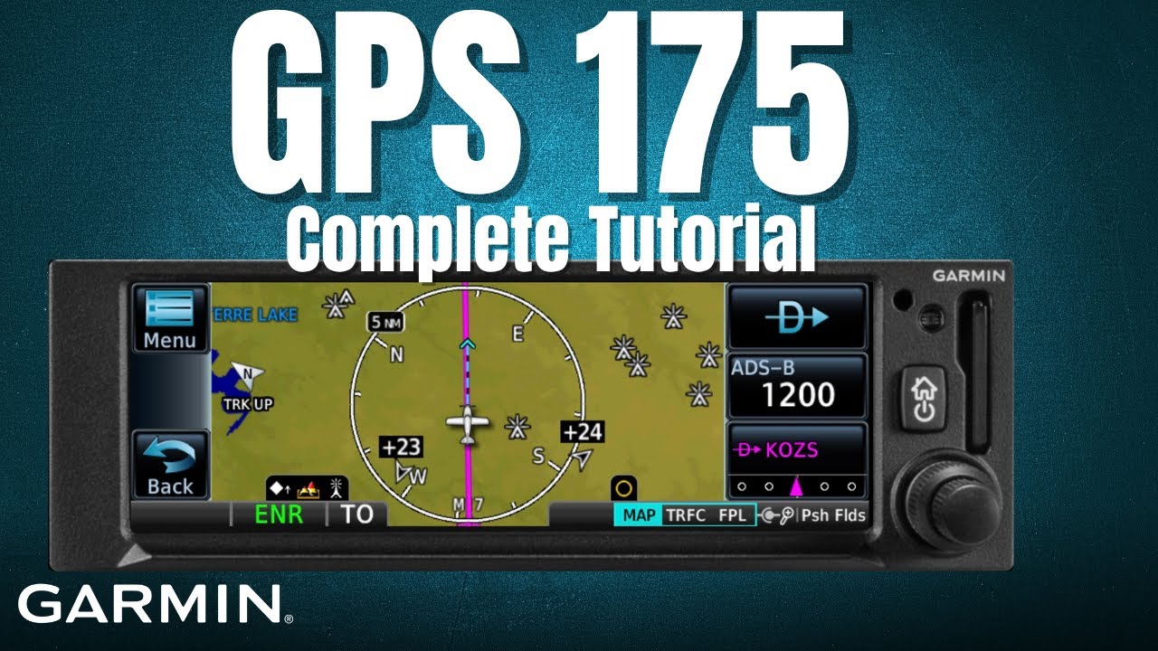 How to Use the Garmin GPS 175 - Tutorial for Beginners