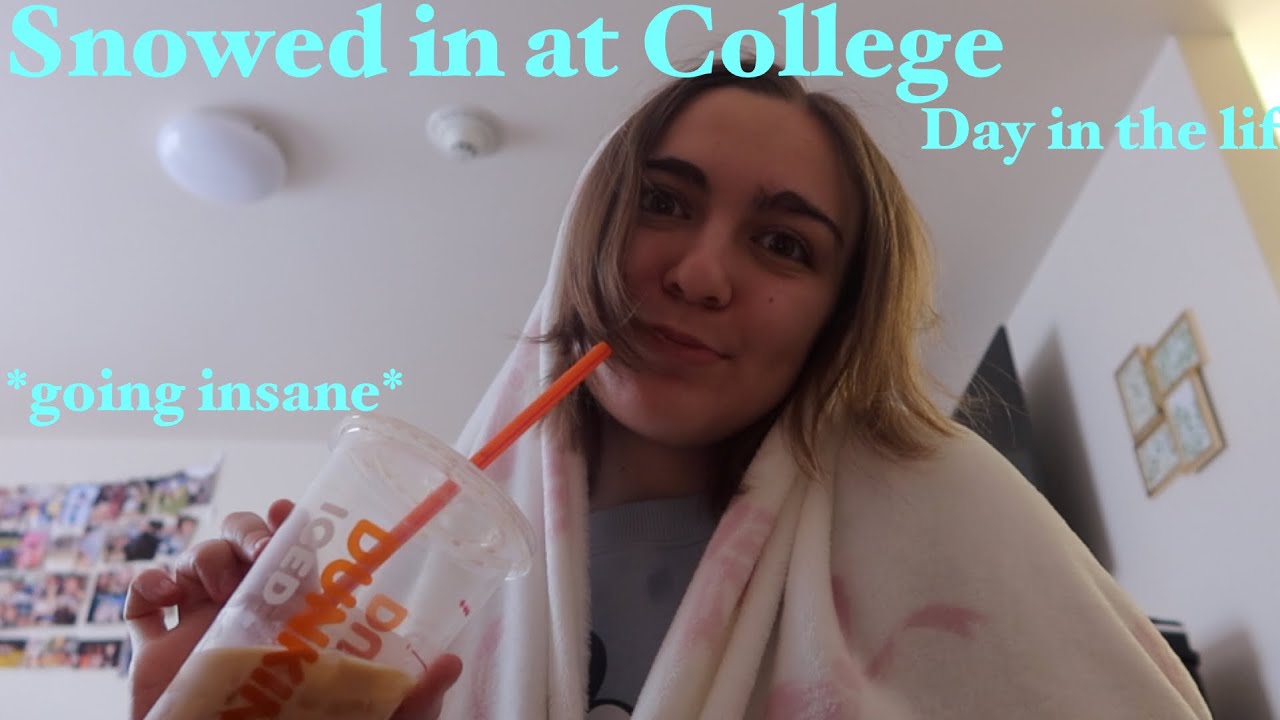 SNOW DAY IN MY LIFE @ COLLEGE