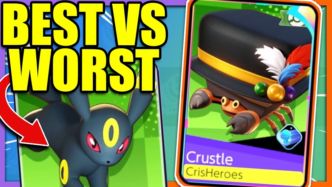 Can the WORST POKEMON beat the BEST POKEMON?! Crustle vs Umbreon | Pokemon Unite