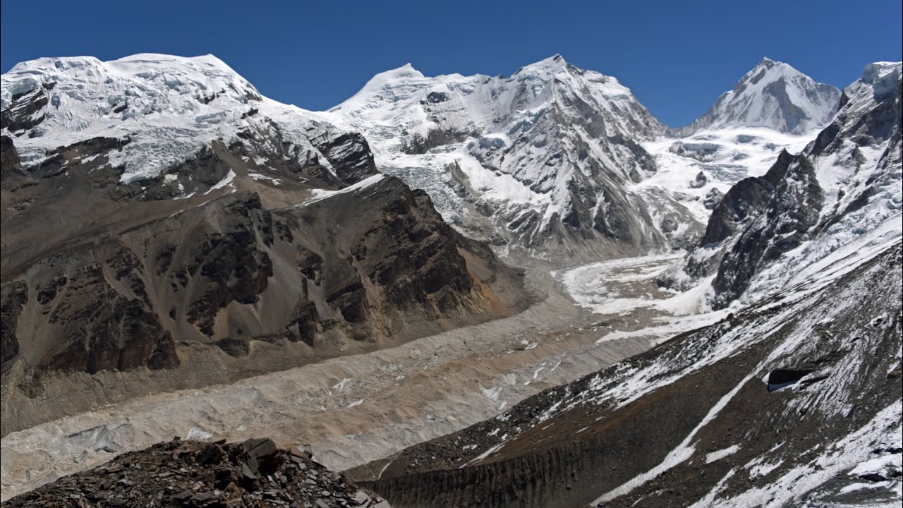 Trek Nar Phu - Ep 6 Spectacular mountain views from Himlung base camp - Nepal Annapurna area