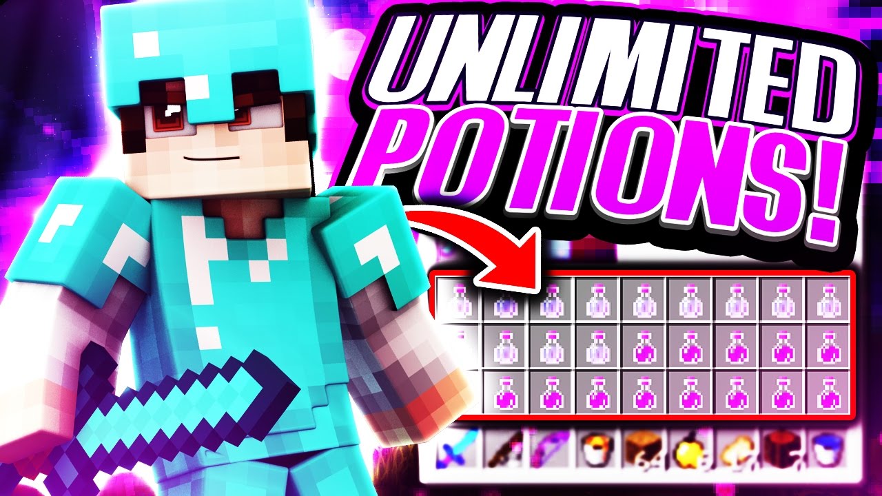 UNLIMITED POTIONS! (Minecraft UHC Run)