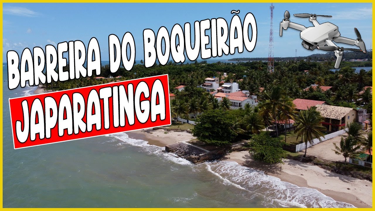 BARREIRA DO BOQUEIRÃO JAPARATINGA ALAGOAS VISTA DE CIMA | DJI MINI 2 4K