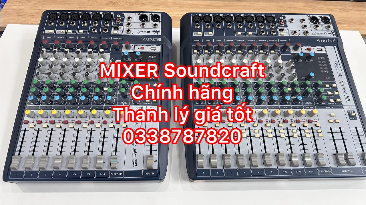 Mixer chính hãng thanh lý giá tốt chính hãng nhập khấu Ba Sao | 0338787820 #soundcraft