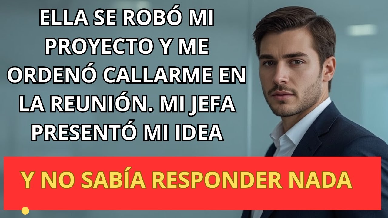 MI JEFA PRESENTÓ MI IDEA COMO SUYA EN LA REUNIÓN... ASÍ QUE LA DEJÉ RESPONDER LAS PREGUNTAS TÉCNICAS