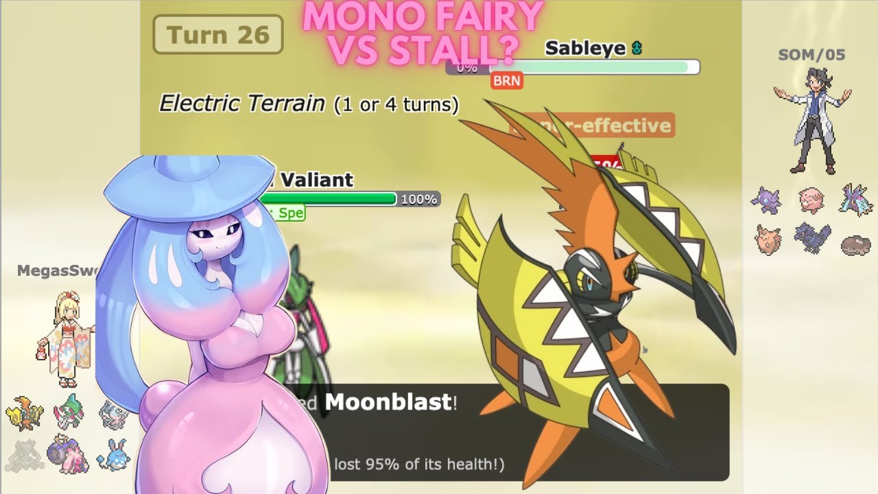 YOU can DESTROY STALL with MONO FAIRY in POKEMON SHOWDOWN!