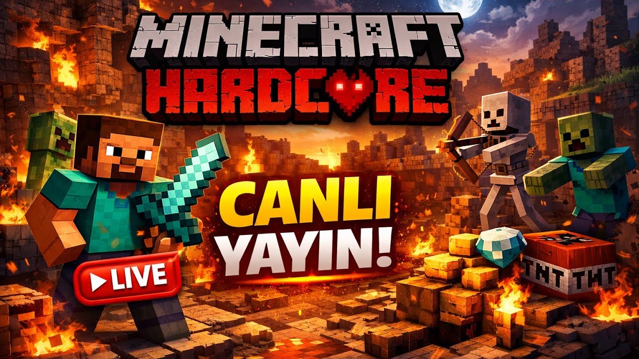 Minecraft Survivor Oynuyoruz