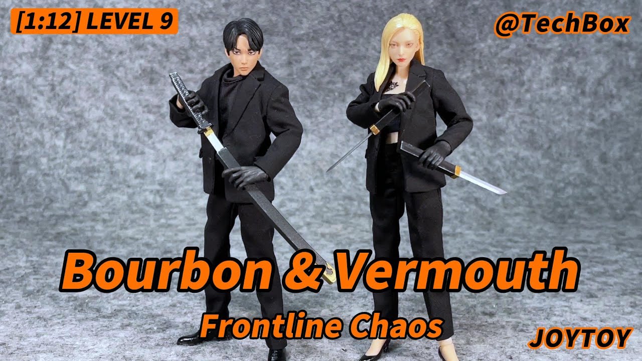 Joytoy Level 9, Frontline Chaos - Vermouth & Bourbon, 1/12 scale action figure