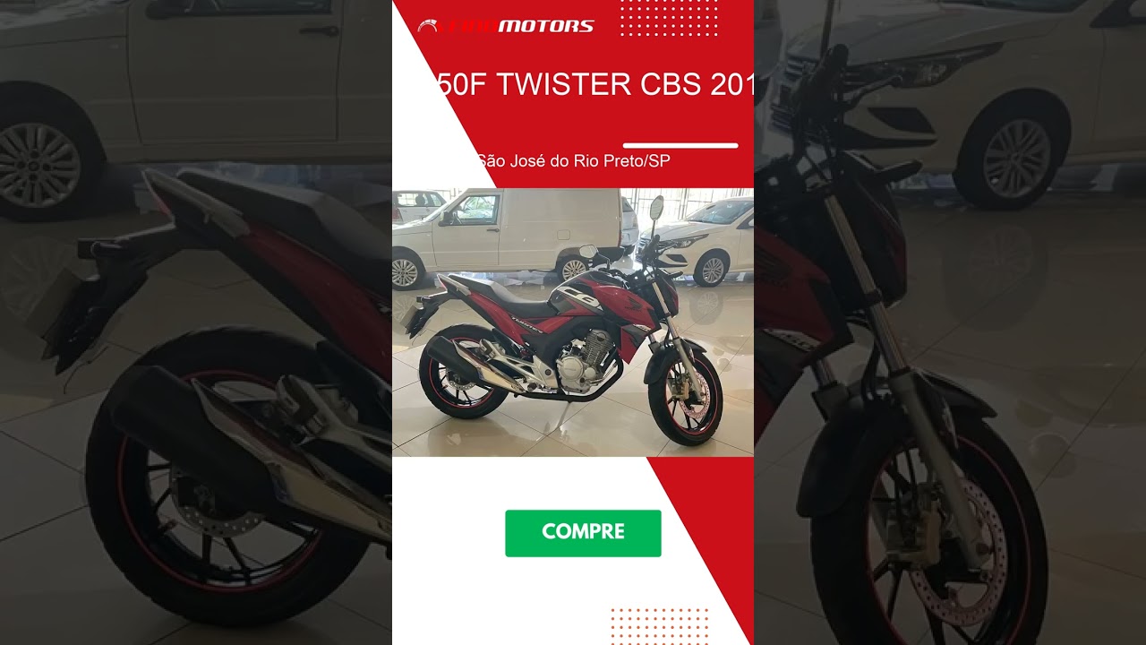 CB 250F TWISTER CBS 2019 à venda em São José do Rio Preto/SP - findmotors.com.br