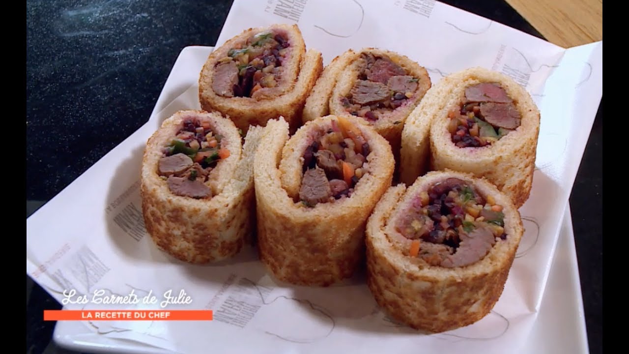 Recette : Bread-Maki de Thierry Marx - Les Carnets de Julie - Les sandwiches