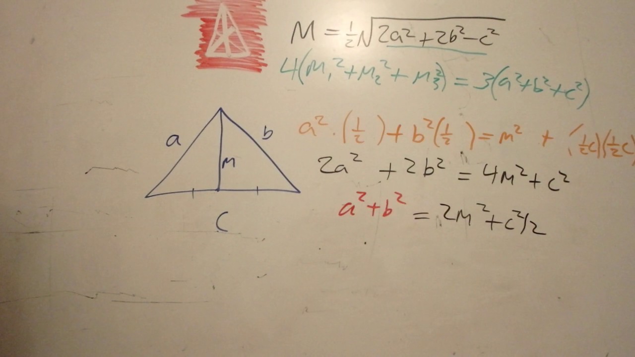 Triangle Median Formulas