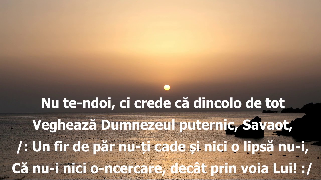 Nu te îndoi ci crede. Cireșarii