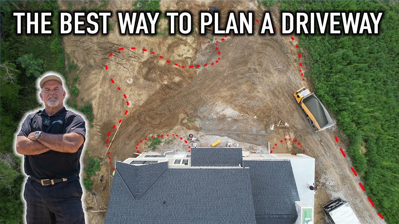 Planning Out a SOLID CONCRETE Driveway IN THE MUD! (And House Updates!)