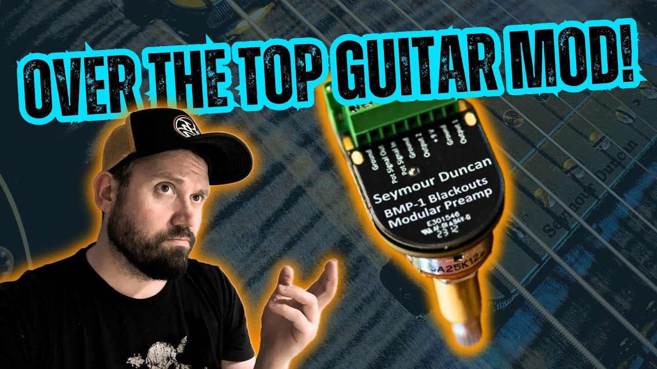 Из пассивного в активный! Seymour Duncan Pegasus/Sentient с предусилителем Blackouts