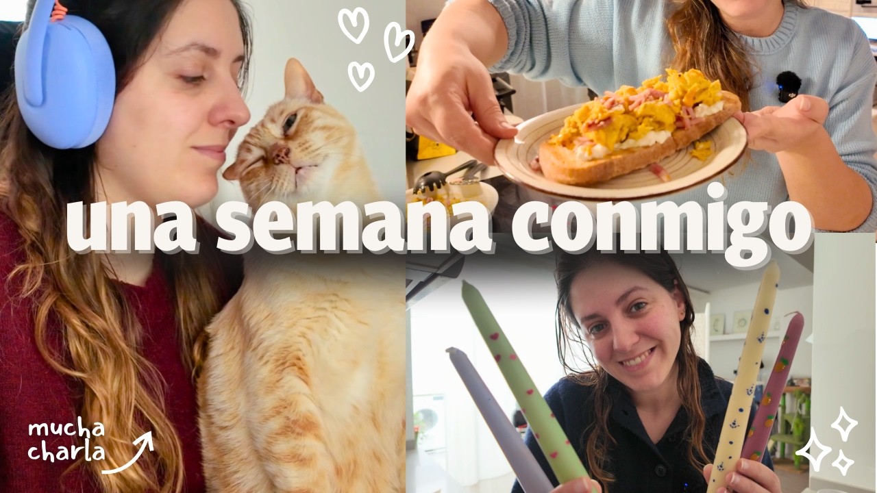 Una semana de muchas charlas 🌼 vlog semanal