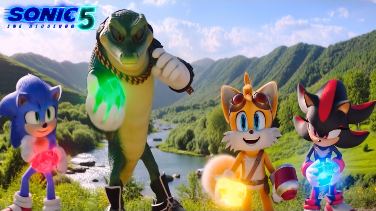 El TEAM SONIC Y TEAM CHAOTIX Surgen Como El Equipo Legendario y sa.  En SONIC 5 LA PELICULA - Teoría