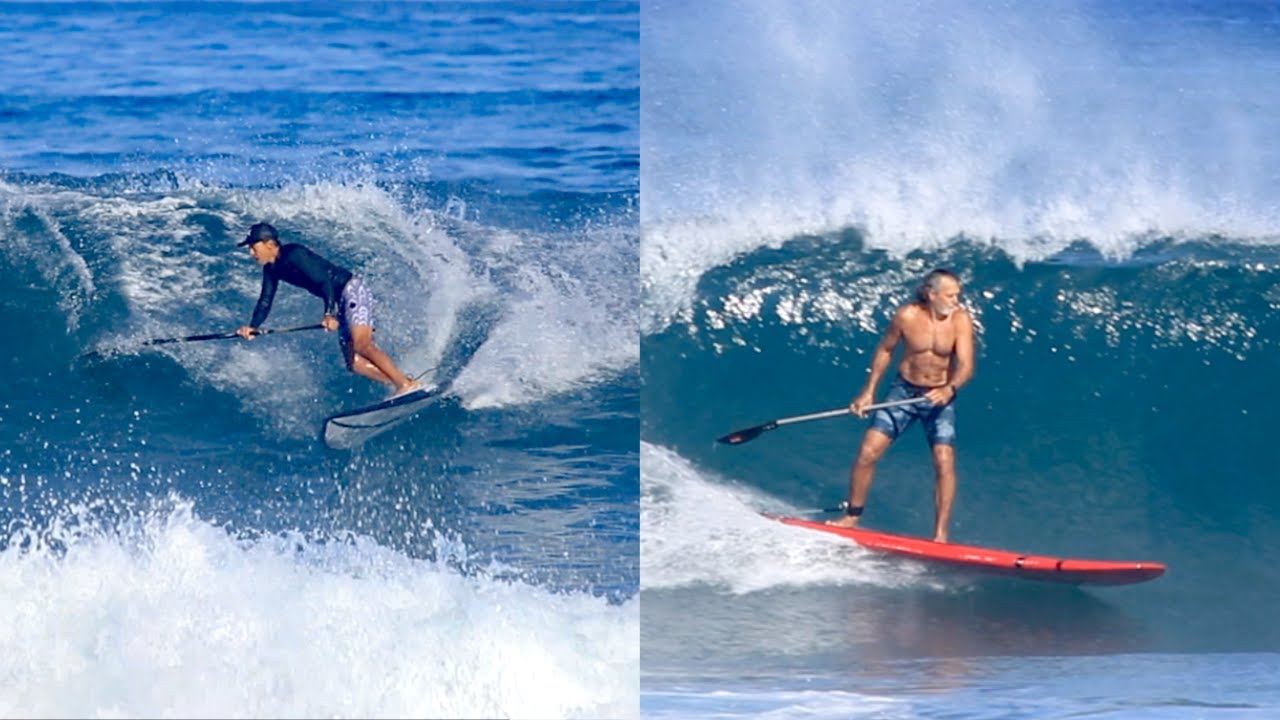 SUP Surfing Haleiwa, Avalanche, Pua'ena North Shore Hawaii | Infinity, SUNOVA, Starboard