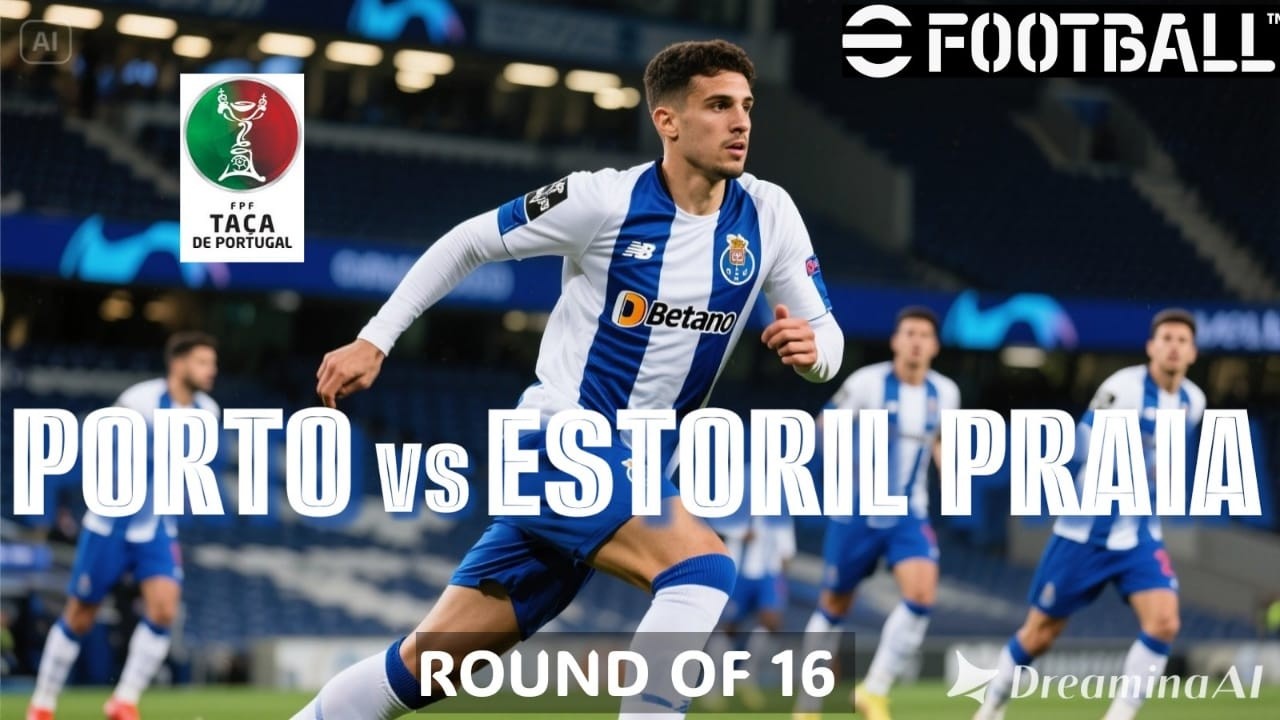 E FOOTBALL 2026 I PORTO VS ESTORIL PRAIA I TACA DE PORTUGAL 25/26 I ROUND OF 16 I PES 2013