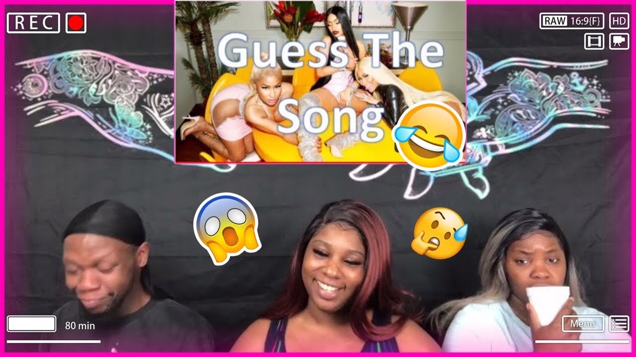 😂😂😂 HILARIOUS AF! | Guess the song in 1 second Nicki Minaj (IMPOSSIBLE) | REACTION
