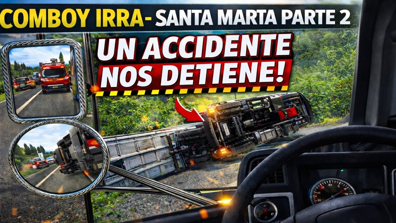 🚚Convoy MAPKALO Mapa de COLOMBIA | Irra ➜ Santa Marta | Parte 2🔥
