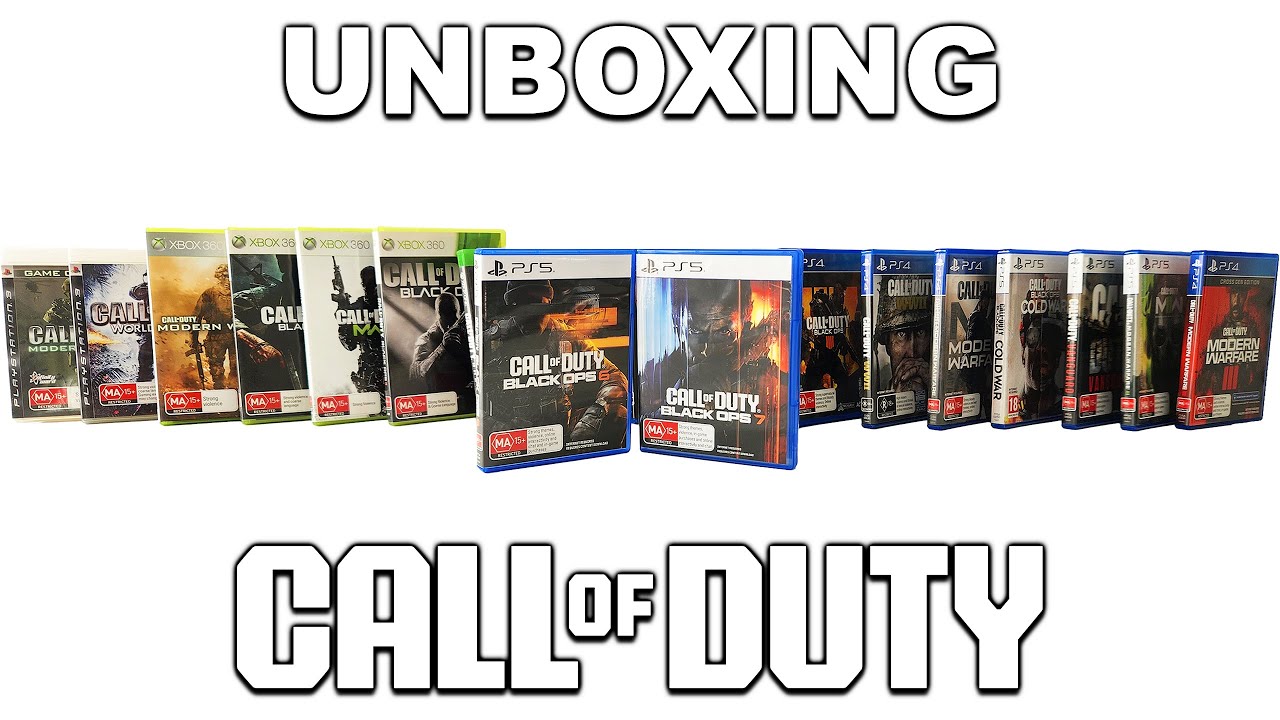 Unboxing EVERY Call of Duty Game (2007-2026)
