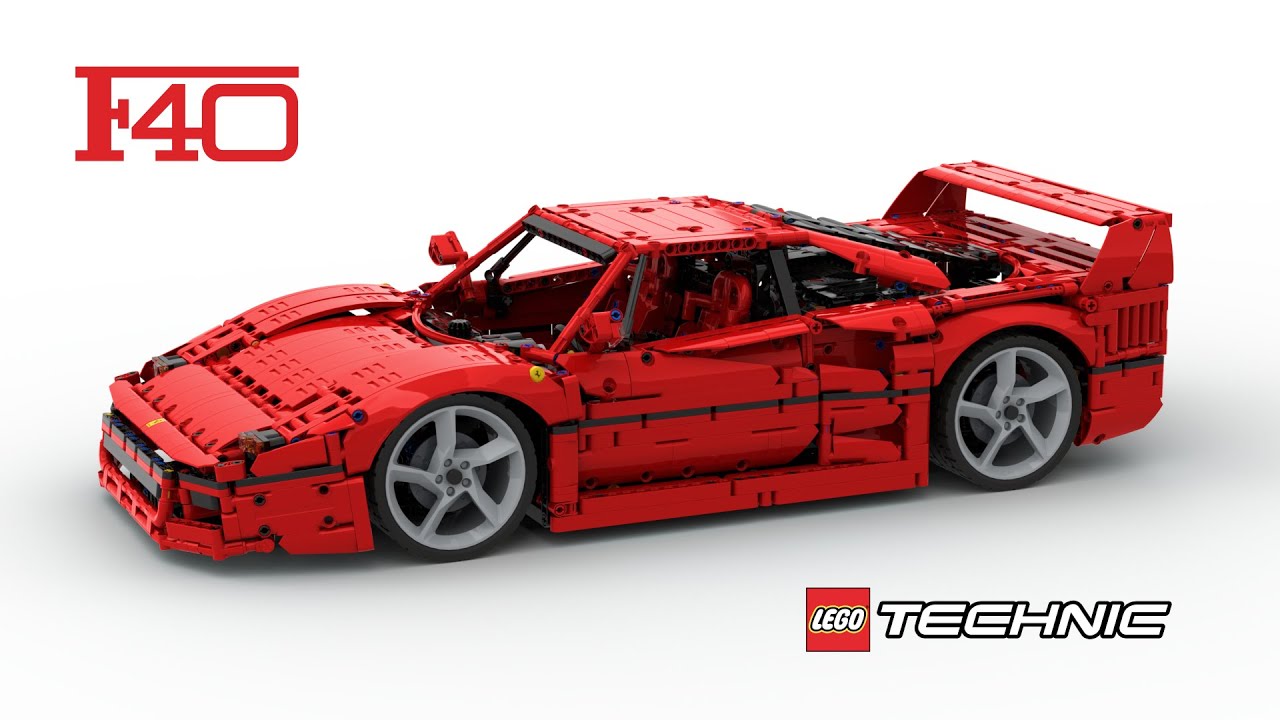 Ferrari F40 1:8 - LEGO Technic MOC