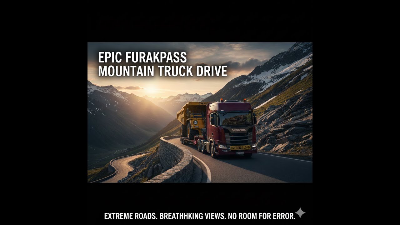 Epic Furkapass Mountain Truck Drive | ETS2
