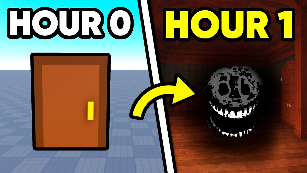 Я попытался переделать Roblox DOORS за 1 ЧАС...