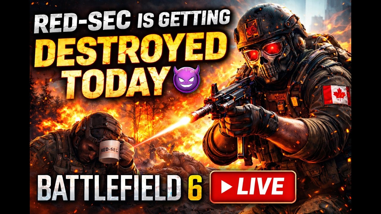 RED-SEC Is Getting DESTROYED Today 😈 | Battlefield 6 LIVE                   #redsec#bf6#BF6Live