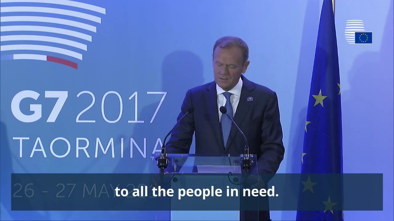 President Tusk at the G7 Summit 2017