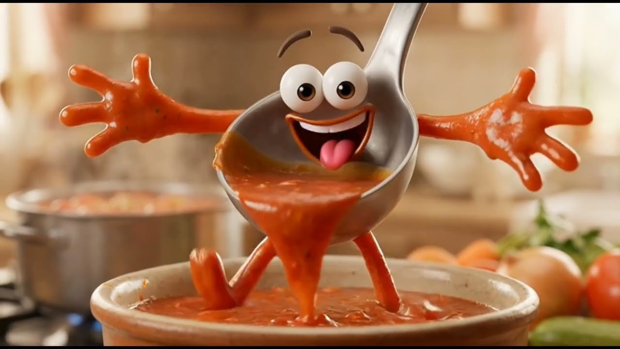 الكشري بيتكلم! كل مكوّن ليه كلمة 😂🍲