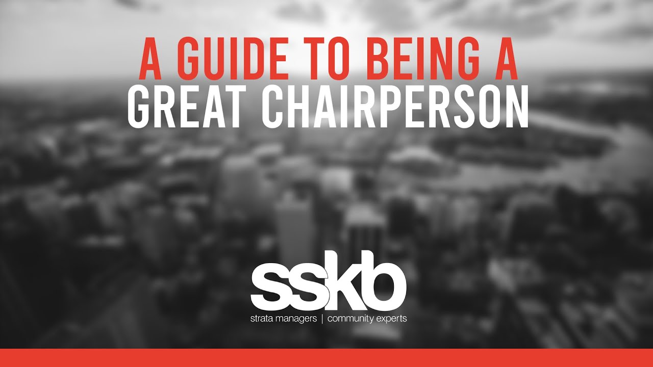 A guide to being a great Chairperson