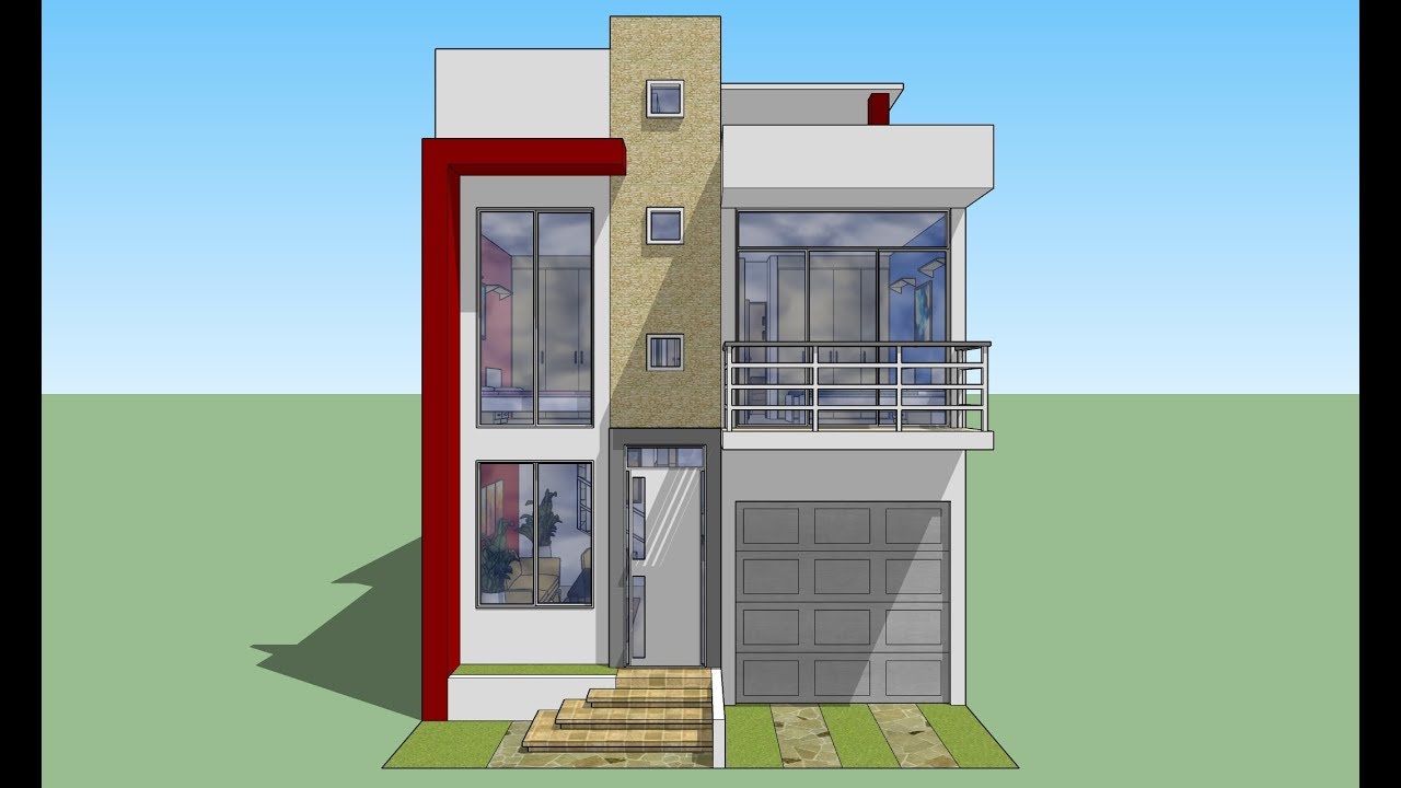 Casa de 6.5x15.5mts de terreno