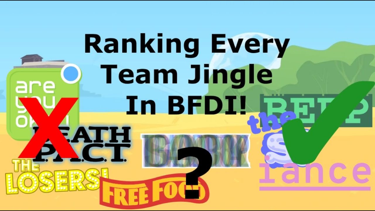 Ranking EVERY Team Jingle In BFDI!
