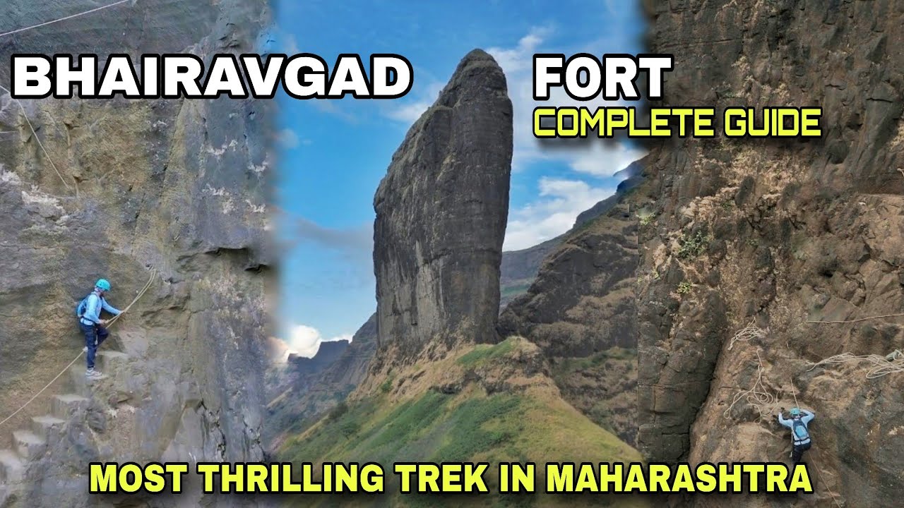 Bhairavgad Fort – 90° Rock Patch Challenge | Full Guide & Experience | Moroshi | Maharashtra