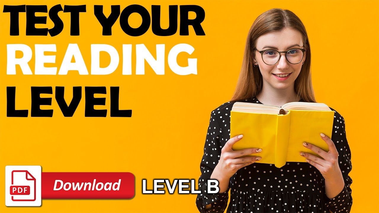 Reading Comprehension Exercise with answers - Level B  Easy English Lesson