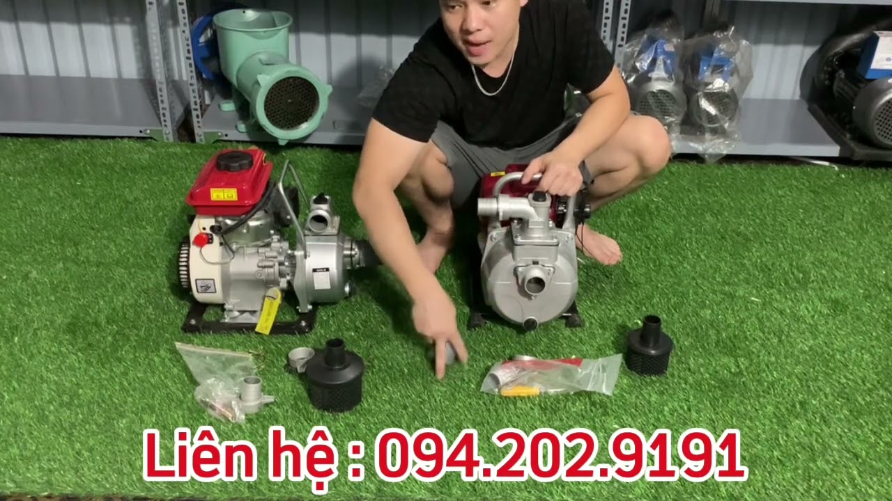 Hai mẫu máy bơm xách tay hút giếng khoan mẫu mới nhất năm 2025 có giá bao nhiêu ???