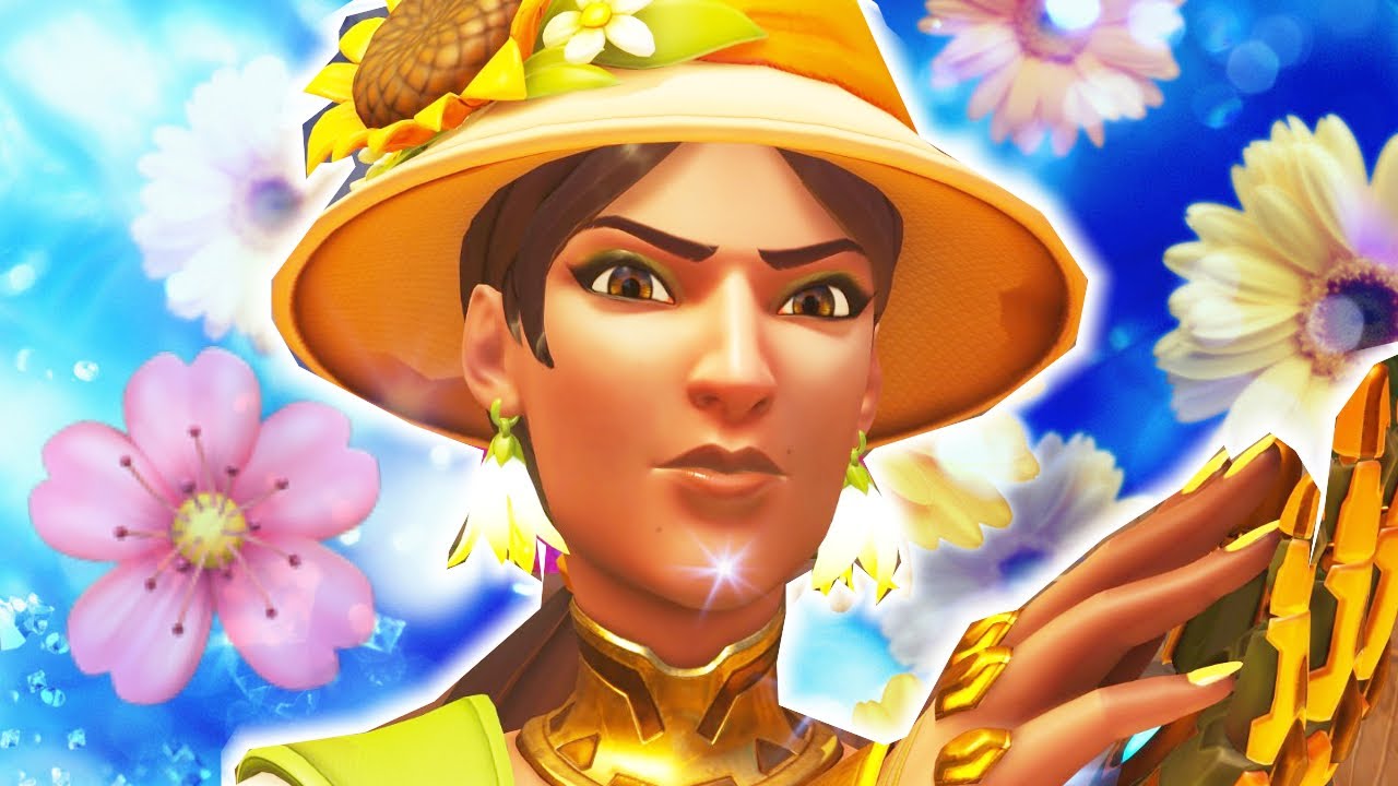 Slaying with The Gardener Symmetra Skin🌱 - Overwatch 2