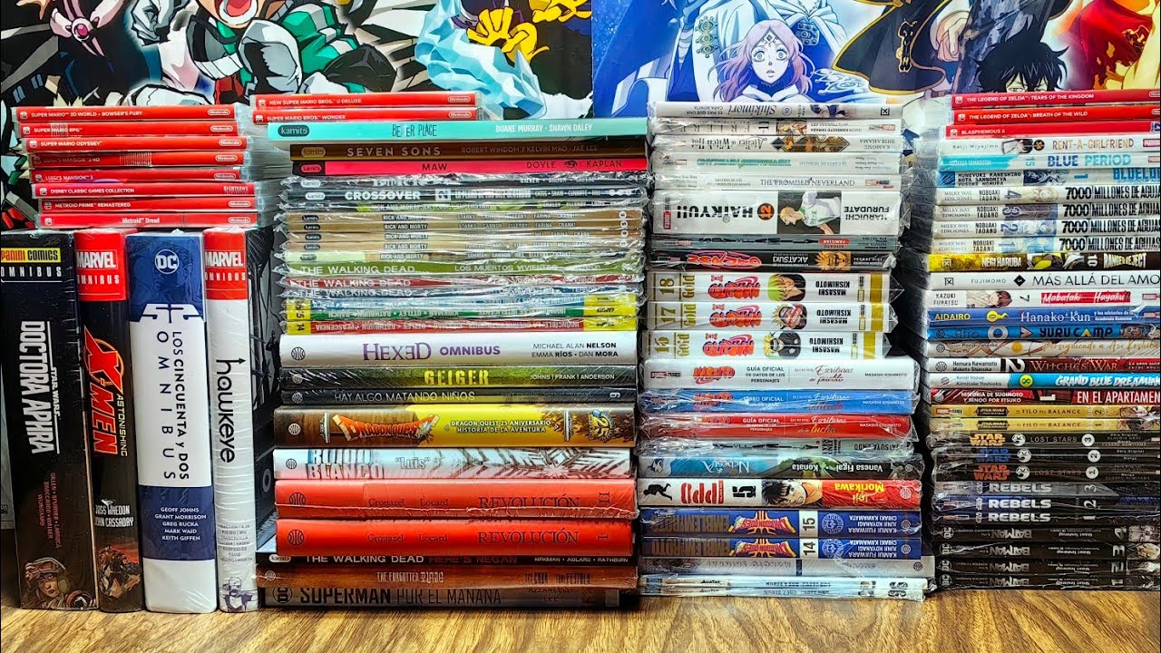 Compras Manga-Comic-Videojuegos/ junio-agosto 2024 🤯📚🎮🕹️👾