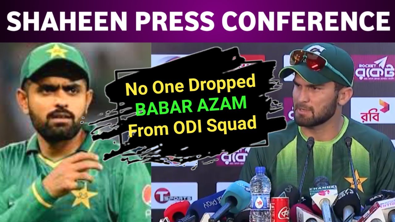 We Didn’t Drop Babar Azam from ODIs! 😳 | Shaheen Afridi’s Press Conference Before Bangladesh Series 