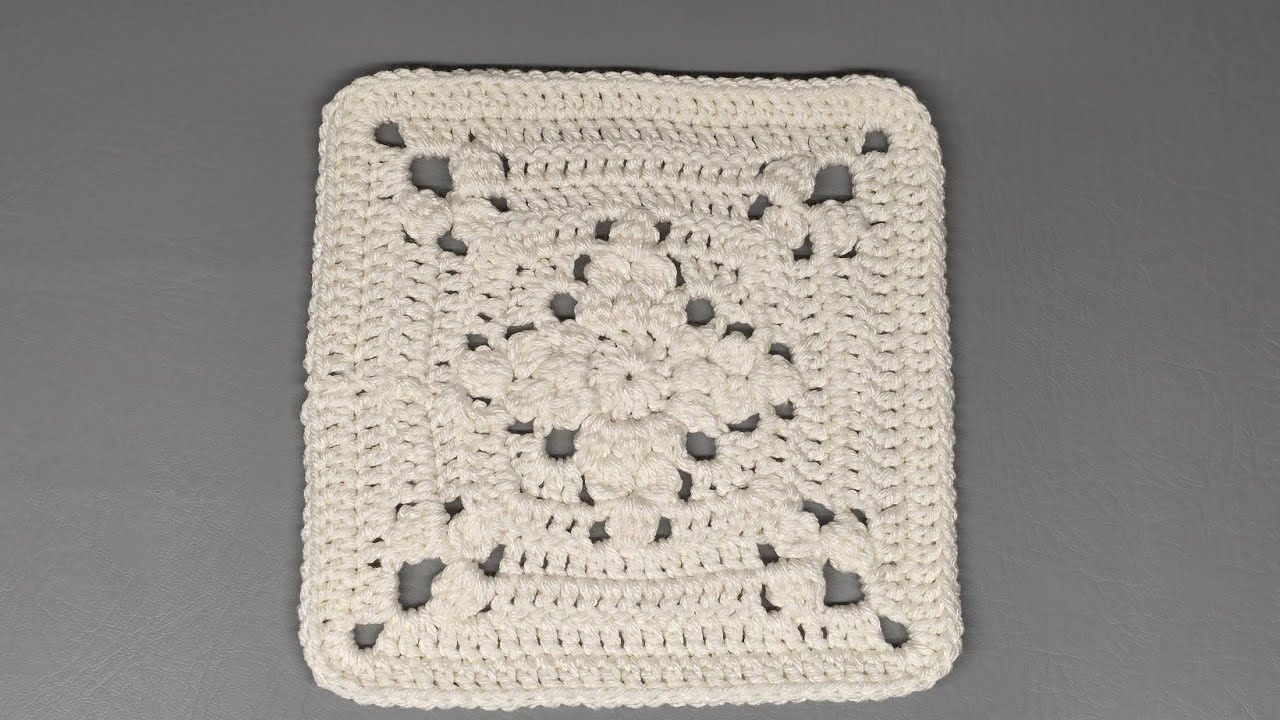 Easy Crochet Cross in the Square Block/Great for Afghans or Baby Blankets
